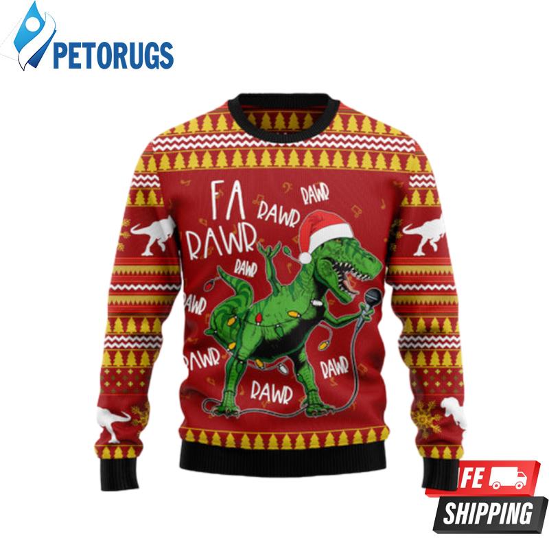 Christmas-Singing-Dinosaur-Ugly-Christmas-Sweaters