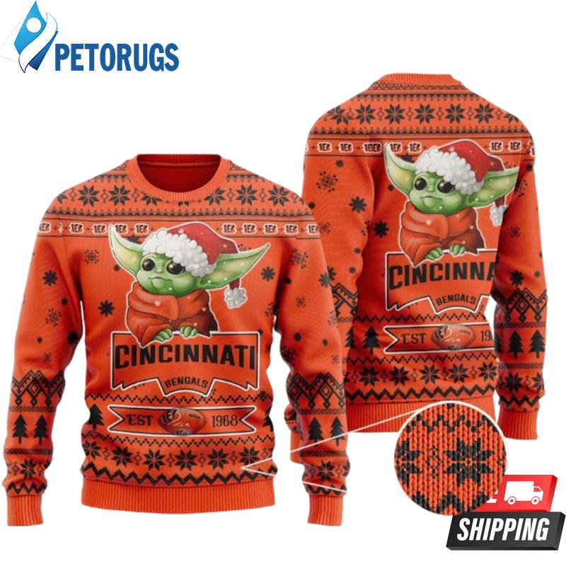 Cincinnati-Bengals-Cute-Baby-Yoda-Est-1968-Ugly-Christmas-Sweaters