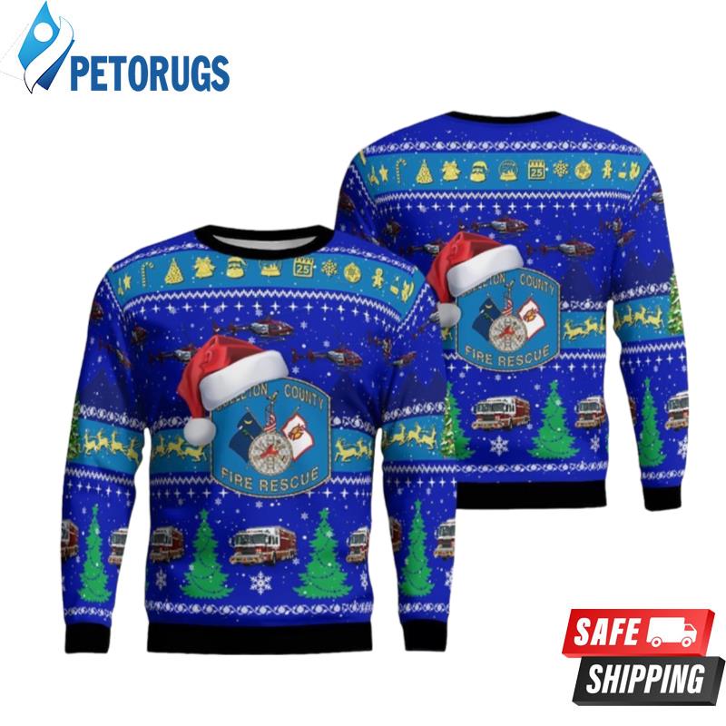 Colleton-County-Fire-Rescue-Christmas-Ugly-Christmas-Sweaters