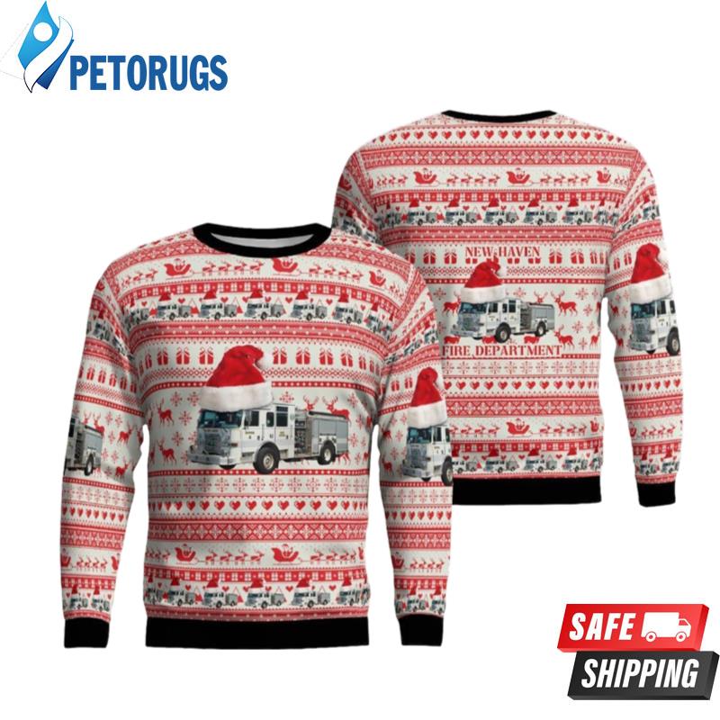 Connecticut-New-Haven-Fire-Department-Ugly-Christmas-Sweaters