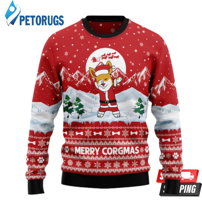 Corgi-Merry-Xmas-Ugly-Christmas-Sweaters-1