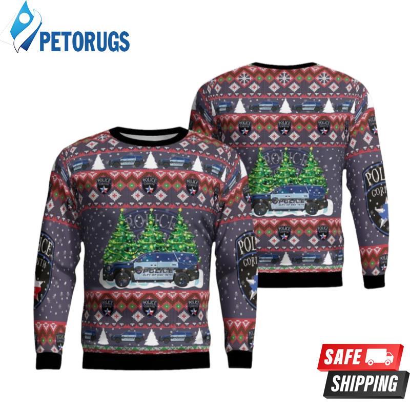 Corinth-Texas-Corinth-Police-Department-Ugly-Christmas-Sweaters