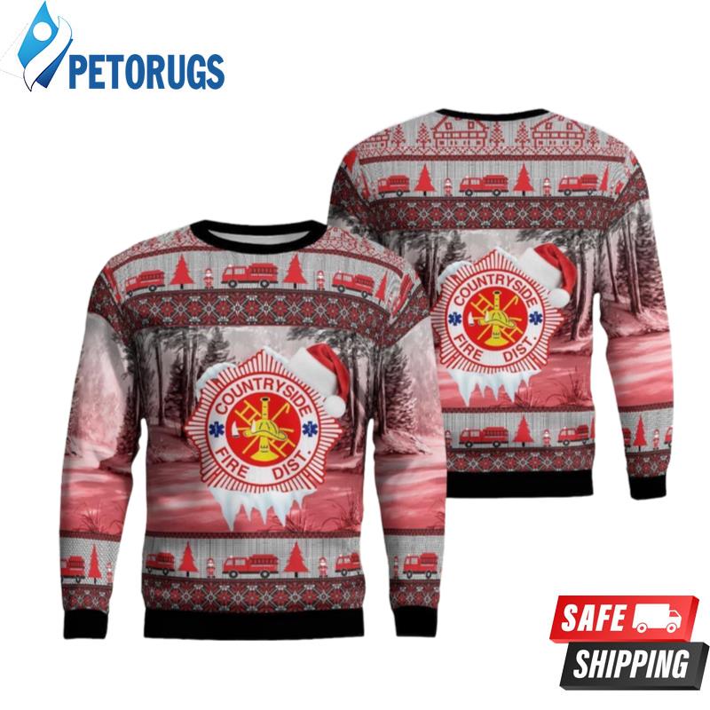 Countryside-Fire-Protection-District-Vernon-Hills-Illinois-Christmas-Ugly-Christmas-Sweaters