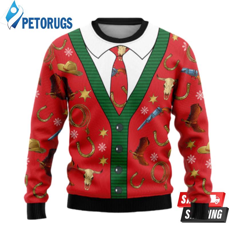 Cowboy-Ugly-Christmas-Sweaters-1