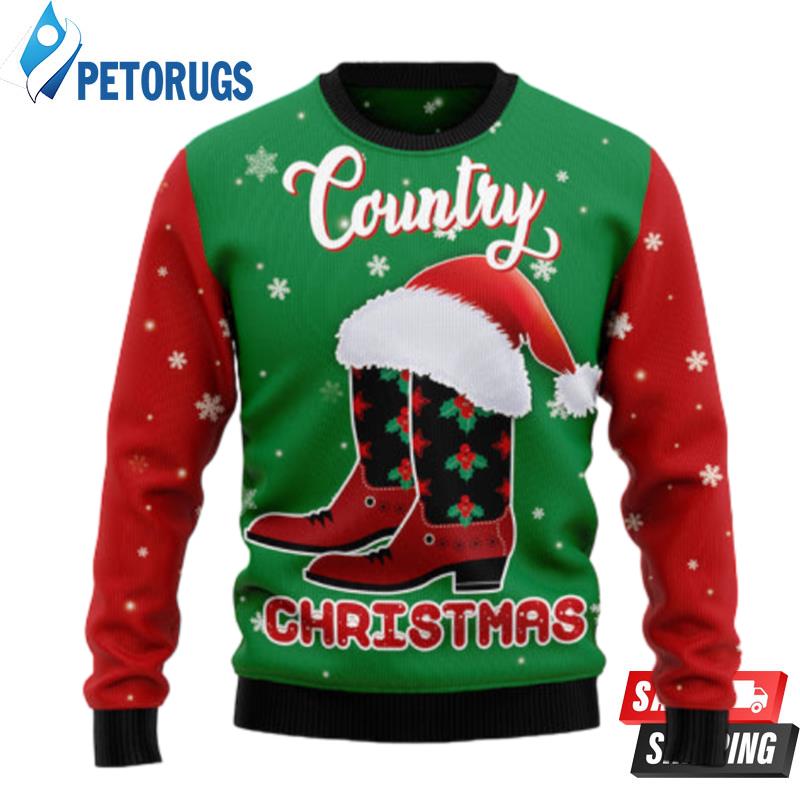 Cowgirl-Country-Christmas-Ugly-Christmas-Sweaters-1