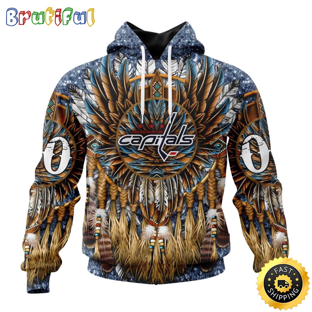 Customized_NHL_Washington_Capitals_Hoodie_Special_Native_Costume_Design_3D_Hoodie_Unisex_Tshirt_Hoodie_iyac1c
