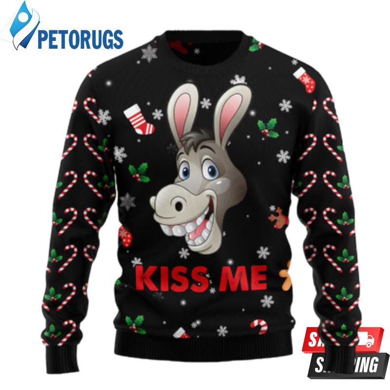 Donkey-Kissme-Ugly-Christmas-Sweaters-1