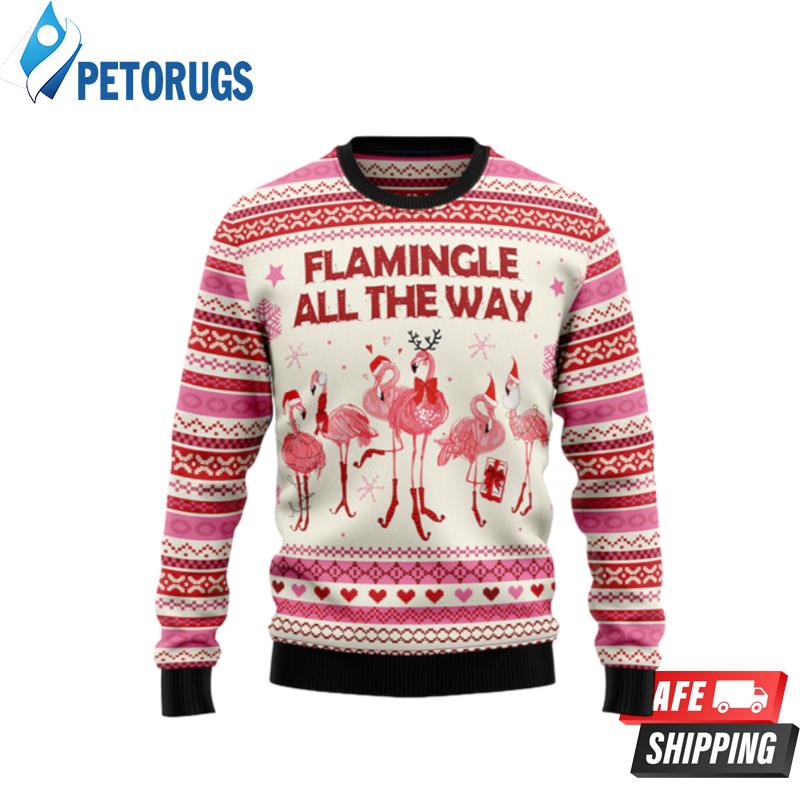 Flamingo-Flamingle-All-The-Ways-Ugly-Christmas-Sweaters