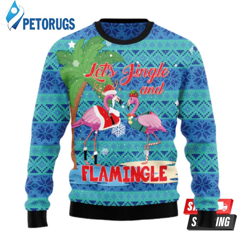 Flamingo-LetS-Jingle-Ugly-Christmas-Sweaters-1