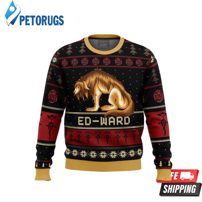 Fullmetal-Alchemist-Chimera-Nina-Tucker-Ed-ward-Ugly-Christmas-Sweaters