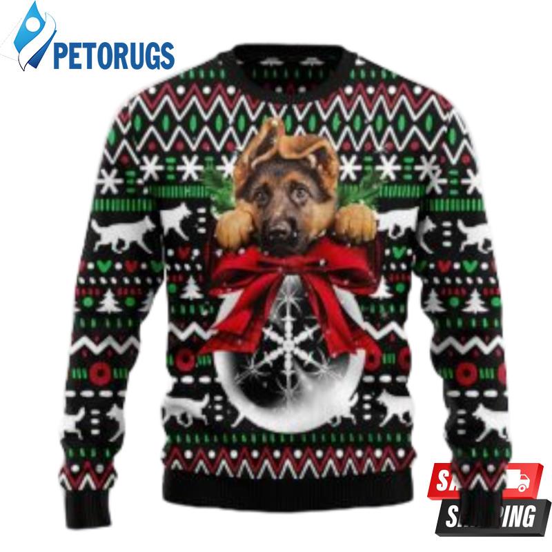 German-Shepherd-Xmas-Ball-Dog-Lover-Ugly-Christmas-Sweaters