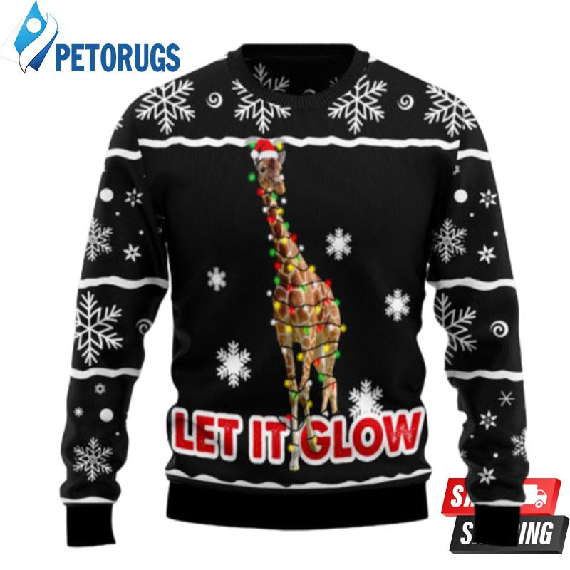 Giraffe-Let-It-Glow-Ugly-Christmas-Sweaters-1