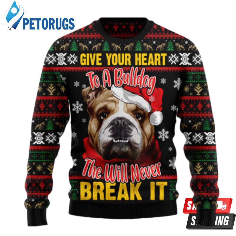 Give-Your-Heart-Bulldog-Ugly-Christmas-Sweaters-1