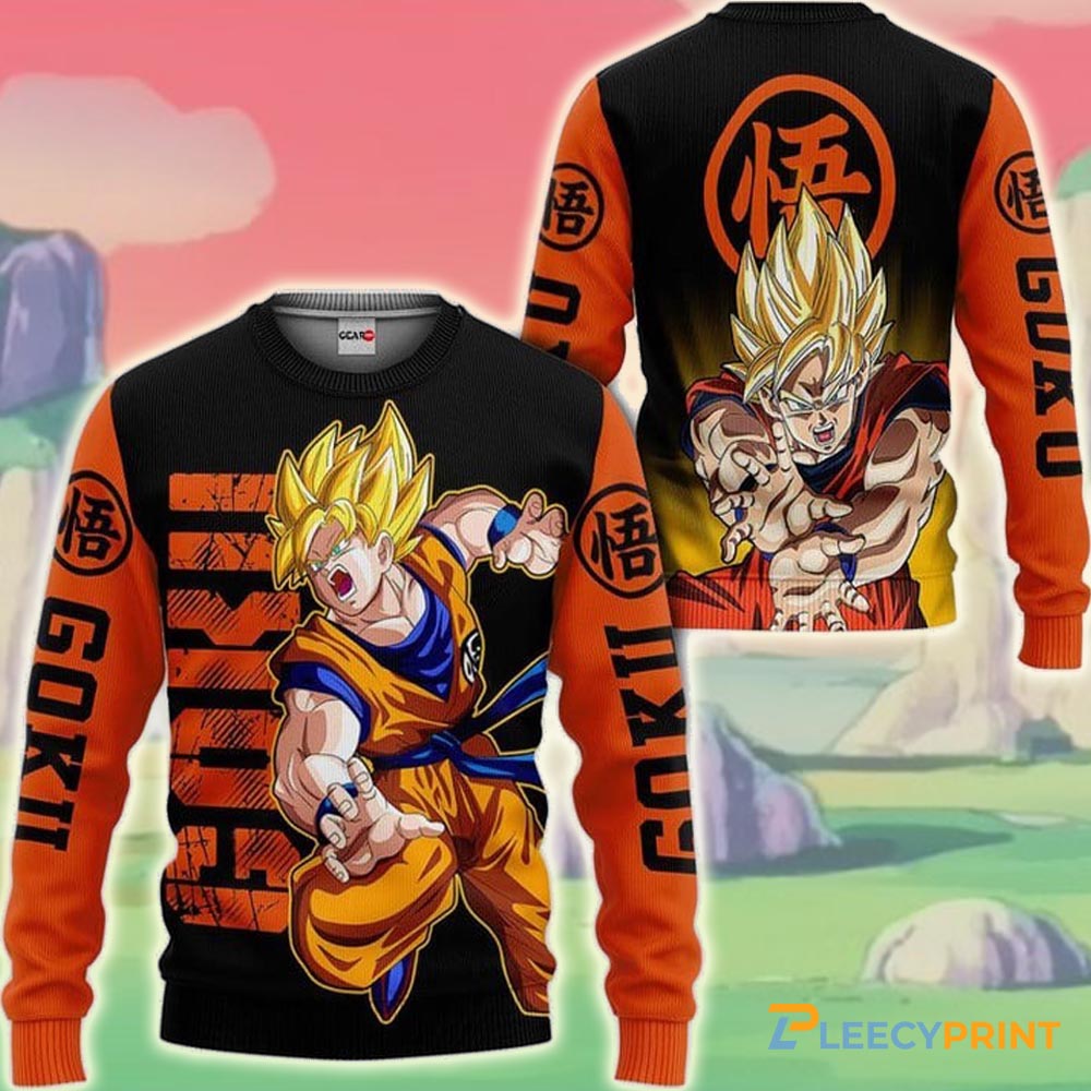 Goku-Super-Saiyan-Ugly-Christmas-Sweater-Dragon-Ball-1