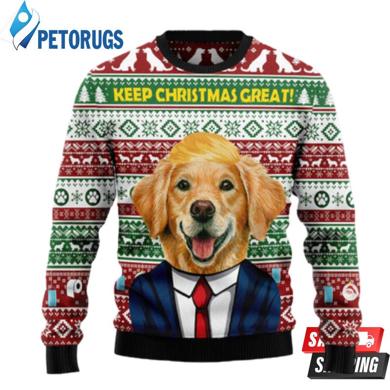 Golden-Retriever-Keep-Christmas-Great-Ugly-Christmas-Sweaters-1