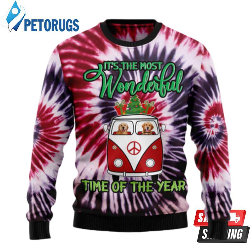 Golden-Retriever-Tie-Dye-Ugly-Christmas-Sweaters-1