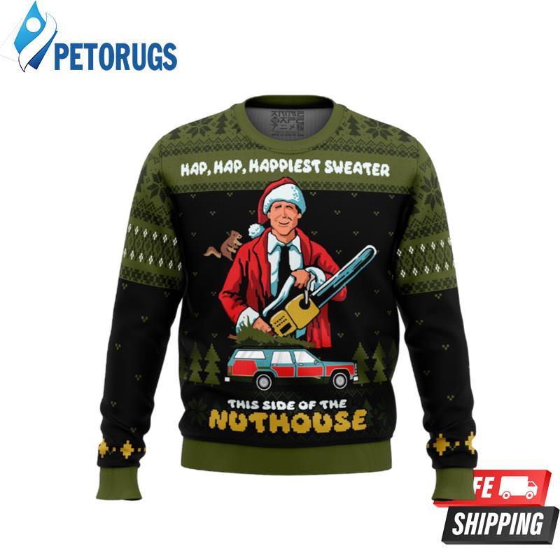 Hap-Hap-Happiest-Sweater-this-Side-of-the-Nuthouse-National-Lampoons-Christmas-Vacation-Ugly-Christmas-Sweaters