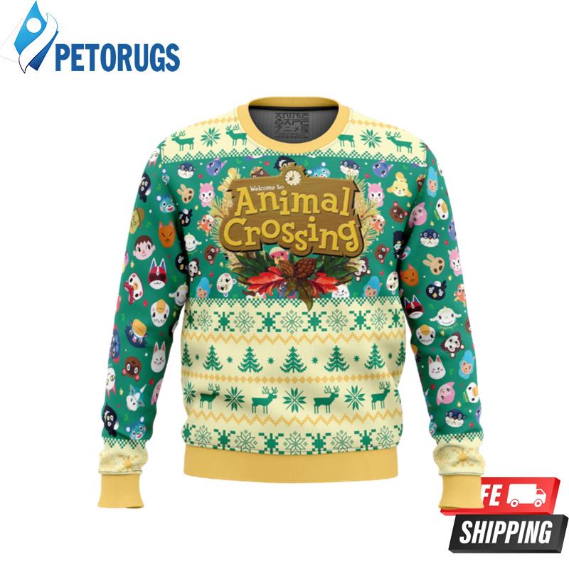 Happy-Animal-Villagers-Animal-Crossing-Ugly-Christmas-Sweaters
