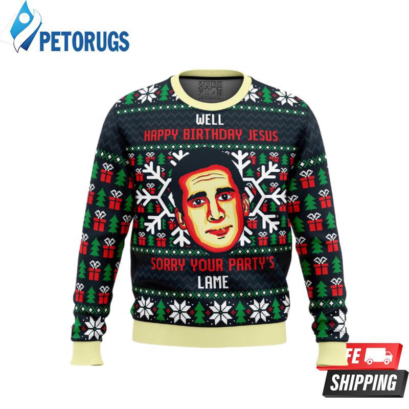 Happy-Birthday-Jesus-Funny-The-Office-Ugly-Christmas-Sweaters