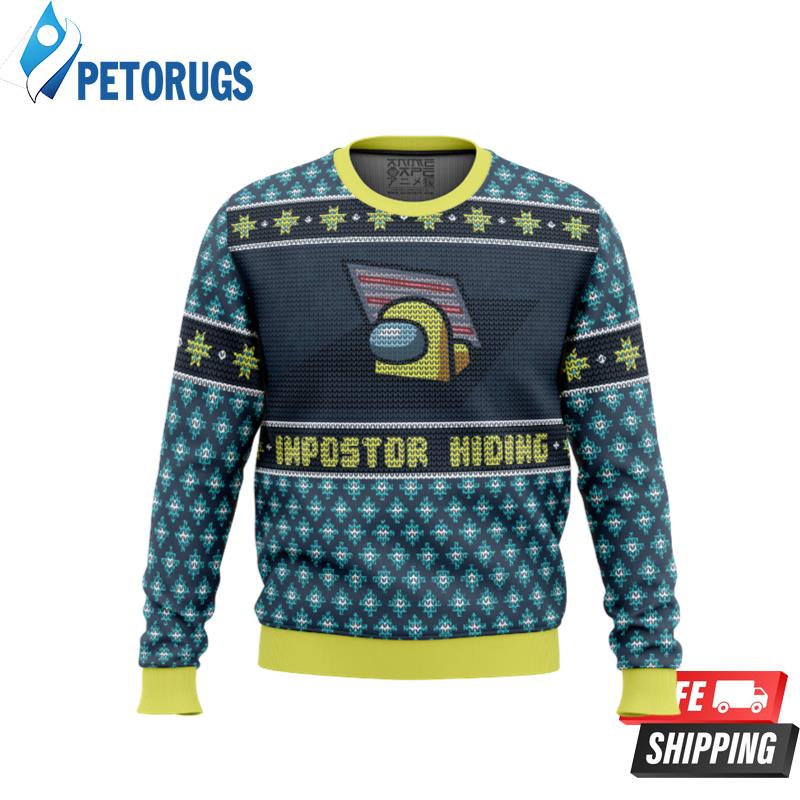 Impostor-Hiding-Among-Us-Ugly-Christmas-Sweaters