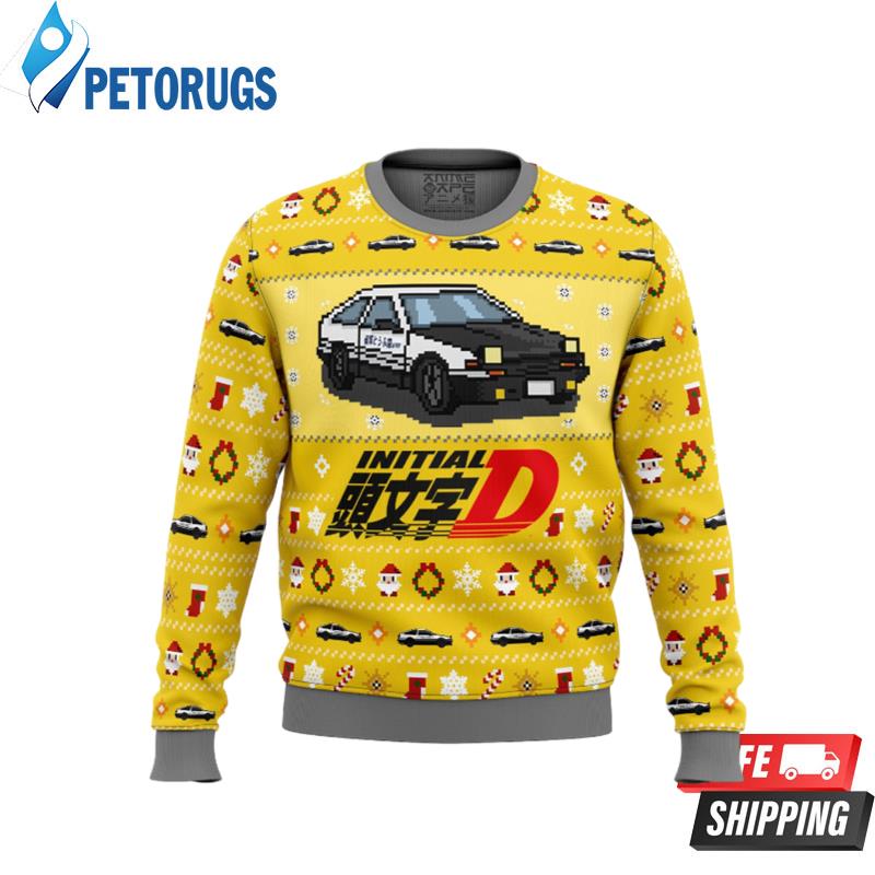 Initial-D-Classic-Toyota-Car-Ugly-Christmas-Sweaters