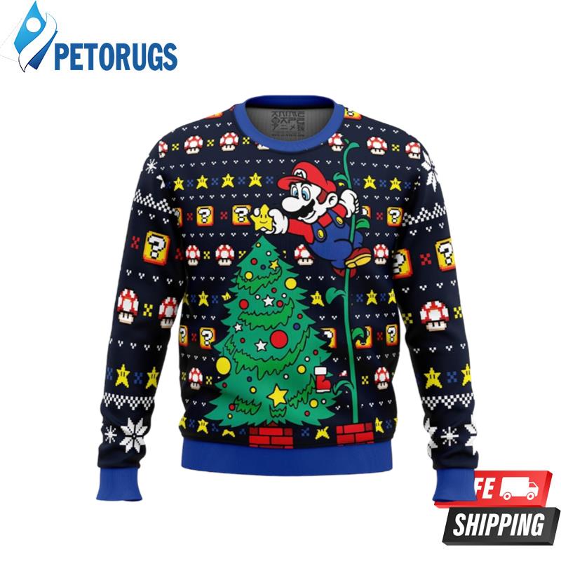 Its-a-Tree-Super-Mario-Bros.-Ugly-Christmas-Sweaters