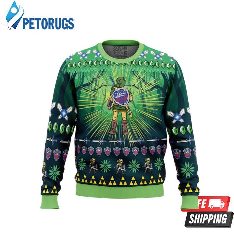Link-Legend-of-Zelda-Ugly-Christmas-Sweaters