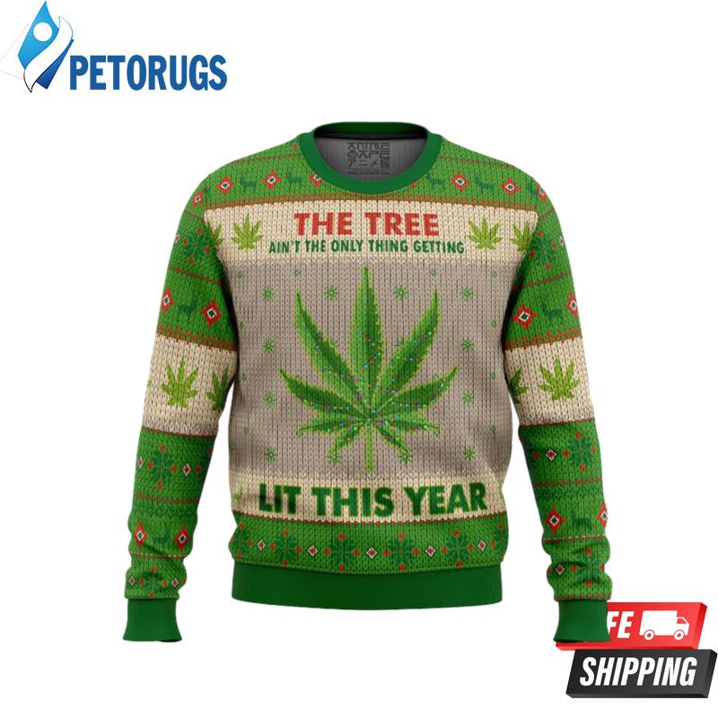 Lit-This-Year-Weed-Ugly-Christmas-Sweaters