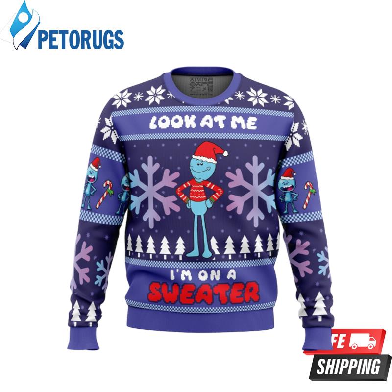 Look-at-Me-Mr.-Meeseeks-Ugly-Christmas-Sweaters