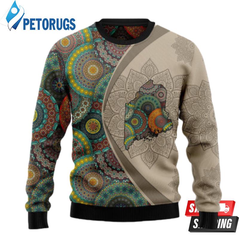 Maine-Mandala-Ugly-Christmas-Sweaters