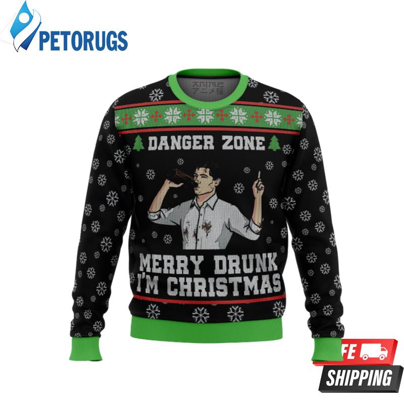 Merry-Drunk-Im-Christmas-Sterling-Archer-Black-Ugly-Christmas-Sweaters