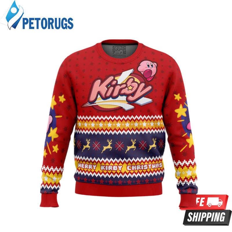 Merry-Kirby-Christmas-Kirby-Ugly-Christmas-Sweaters