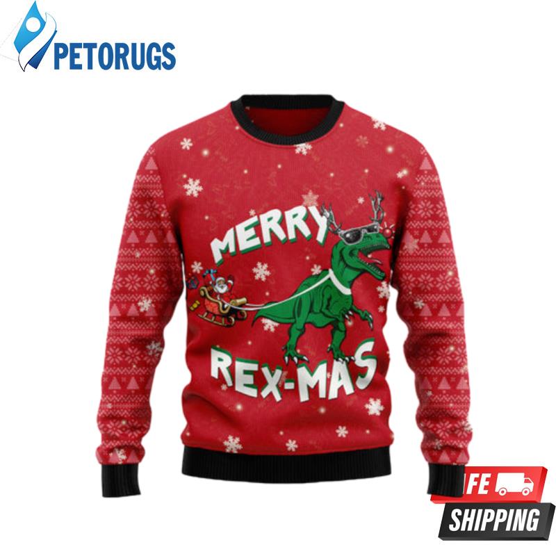 Merry-Rex-Mas-Ugly-Christmas-Sweaters