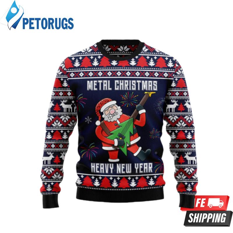Metal-Christmas-Heavy-New-Year-Ugly-Christmas-Sweaters