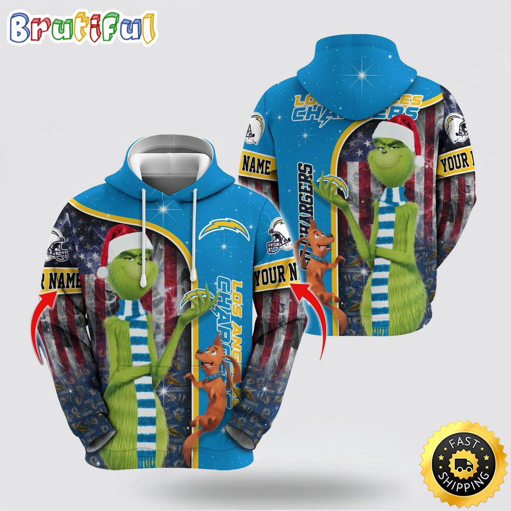 NFL_Los_Angeles_Chargers_Hoodie_Grinch_Custom_3D_Hoodie_Trending_Shirt_1_mpifzt