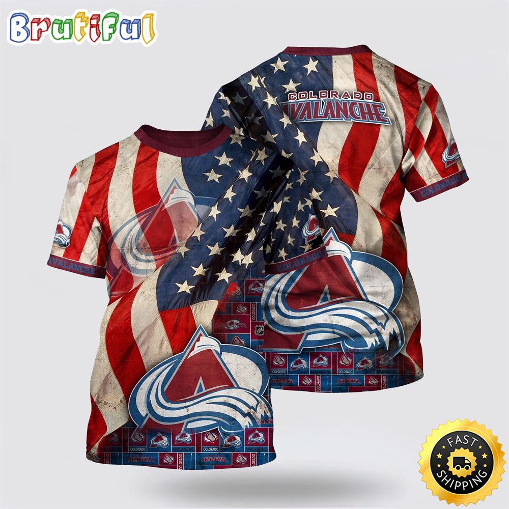 NHL_Colorado_Avalanche_All_Over_Print_T_Shirt_With_American_Flag_Pattern_Summer_T_Shirt_1_irae6k