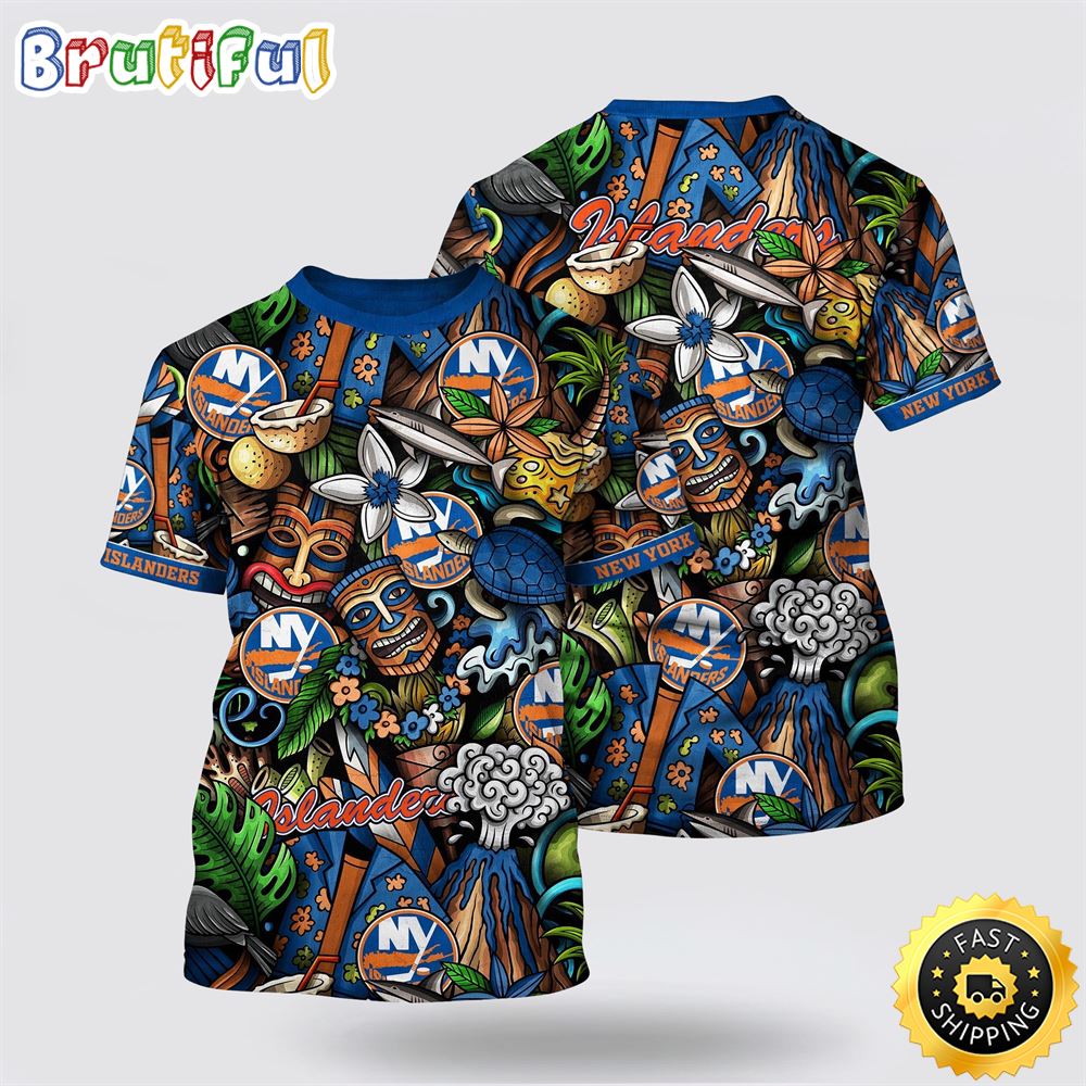 NHL_New_York_Islanders_All_Over_Print_T_Shirt_Tropical_Tiki_Pattern_Summer_T_Shirt_1_kuhpbj