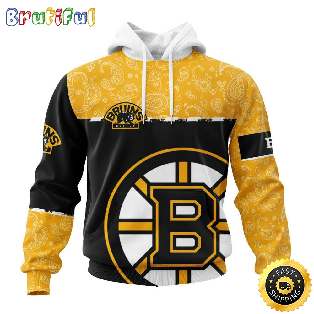 Personalized_NHL_Boston_Bruins_Hoodie_Specialized_Hockey_With_Paisley_All_Over_Print_Hoodie_Unisex_Tshirt_Hoodie_rarvib
