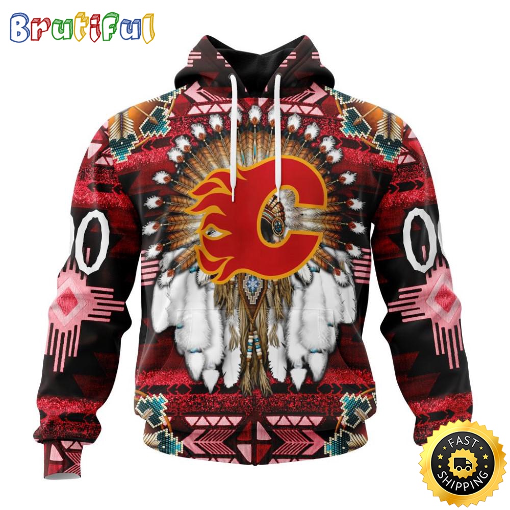 Personalized_NHL_Calgary_Flames_Hoodie_Special_Native_Costume_Design_3D_Hoodie_Unisex_Tshirt_Hoodie_qipsu1