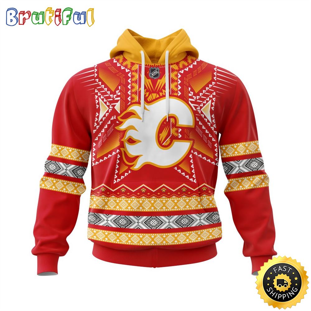 Personalized_NHL_Calgary_Flames_Hoodie_Specialized_Native_Concepts_All_Over_Print_3D_Hoodie_Unisex_1_row0ya