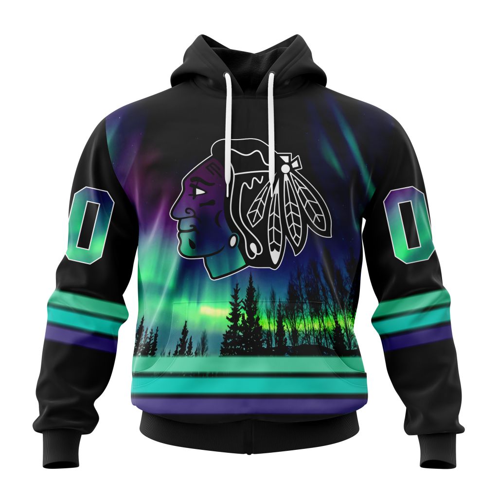 Personalized_NHL_Chicago_Blackhawks_Hoodie_Special_Design_With_Northern_Lights_All_Over_Print_3D_Hoodie_Unisex_1_ccyuxy