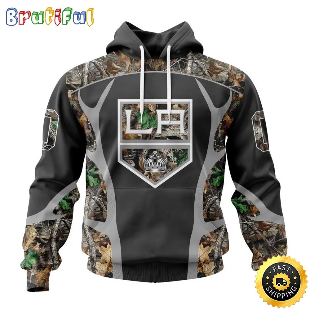 Personalized_NHL_Los_Angeles_Kings_Hoodie_Special_Camo_Hunting_Design_All_Over_Print_3D_Unisex_Hoodie_1_stv0vt