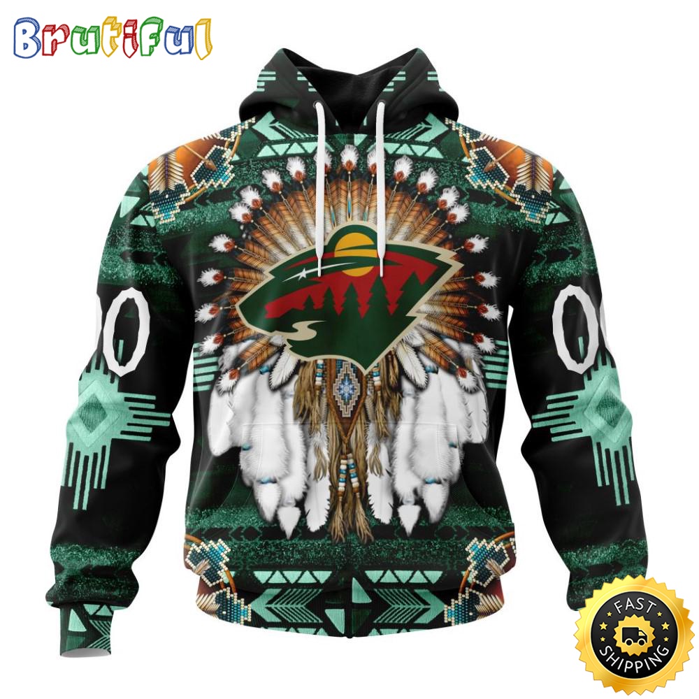 Personalized_NHL_Minnesota_Wild_Hoodie_Special_Native_Costume_Design_3D_Hoodie_Unisex_Tshirt_Hoodie_rqbwco