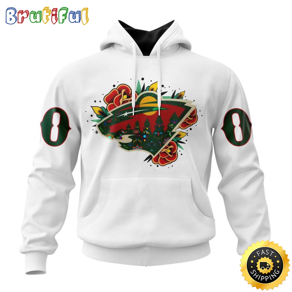 Personalized_NHL_Minnesota_Wild_Hoodie_Specialized_Dia_De_Muertos_3D_Hoodie_Unisex_Tshirt_Hoodie_t6tnfn