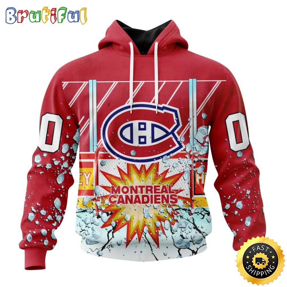 Personalized_NHL_Montreal_Canadiens_Hoodie_With_Ice_Hockey_Arena_3D_Hoodie_Unisex_Tshirt_Hoodie_uyz52b