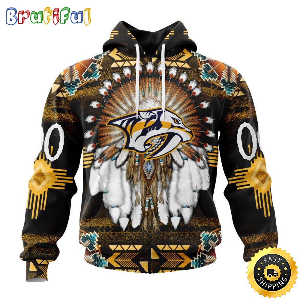 Personalized_NHL_Nashville_Predators_Hoodie_Special_Native_Costume_Design_3D_Hoodie_Unisex_Tshirt_Hoodie_dvsmeq