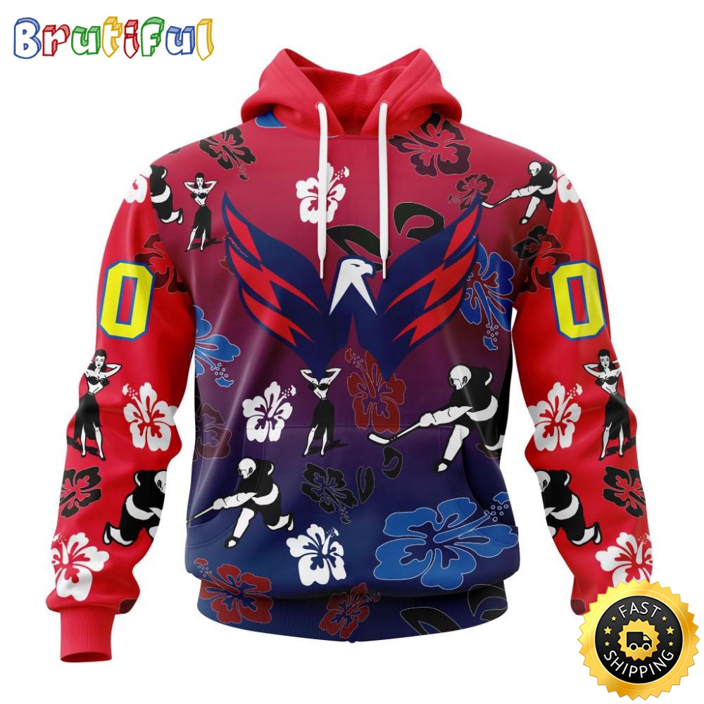 Personalized_NHL_Washington_Capitals_Hoodie_Hawaiian_Style_Design_For_Fans_Unisex_3D_Hoodie_ephjpq