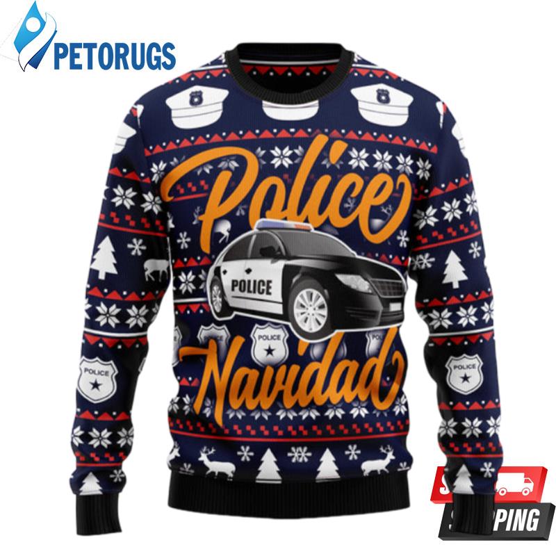 Police-Navidad-Ugly-Christmas-Sweaters