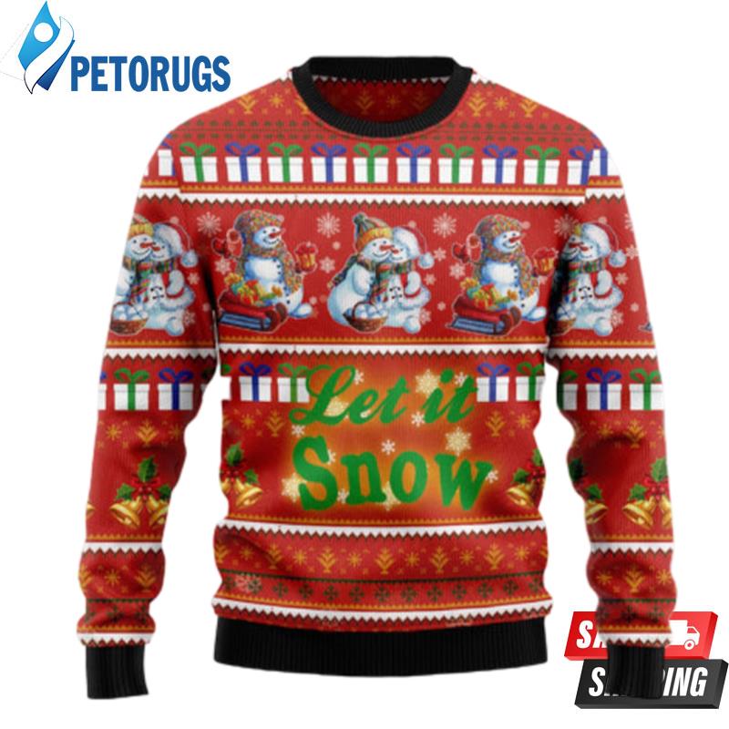 Snowman-Let-It-Snow-Ugly-Christmas-Sweaters-1