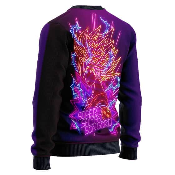 Super-Saiyan-2-Goku-Neon-Lights-Ugly-Xmas-Sweater-2